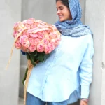 دسته گل روز ژولیت ۵۰شاخه
