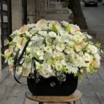 باکس گل تسلیت ( باکس گل ترحیم ) برای عرض تسلیت - مراسمات عزاداری